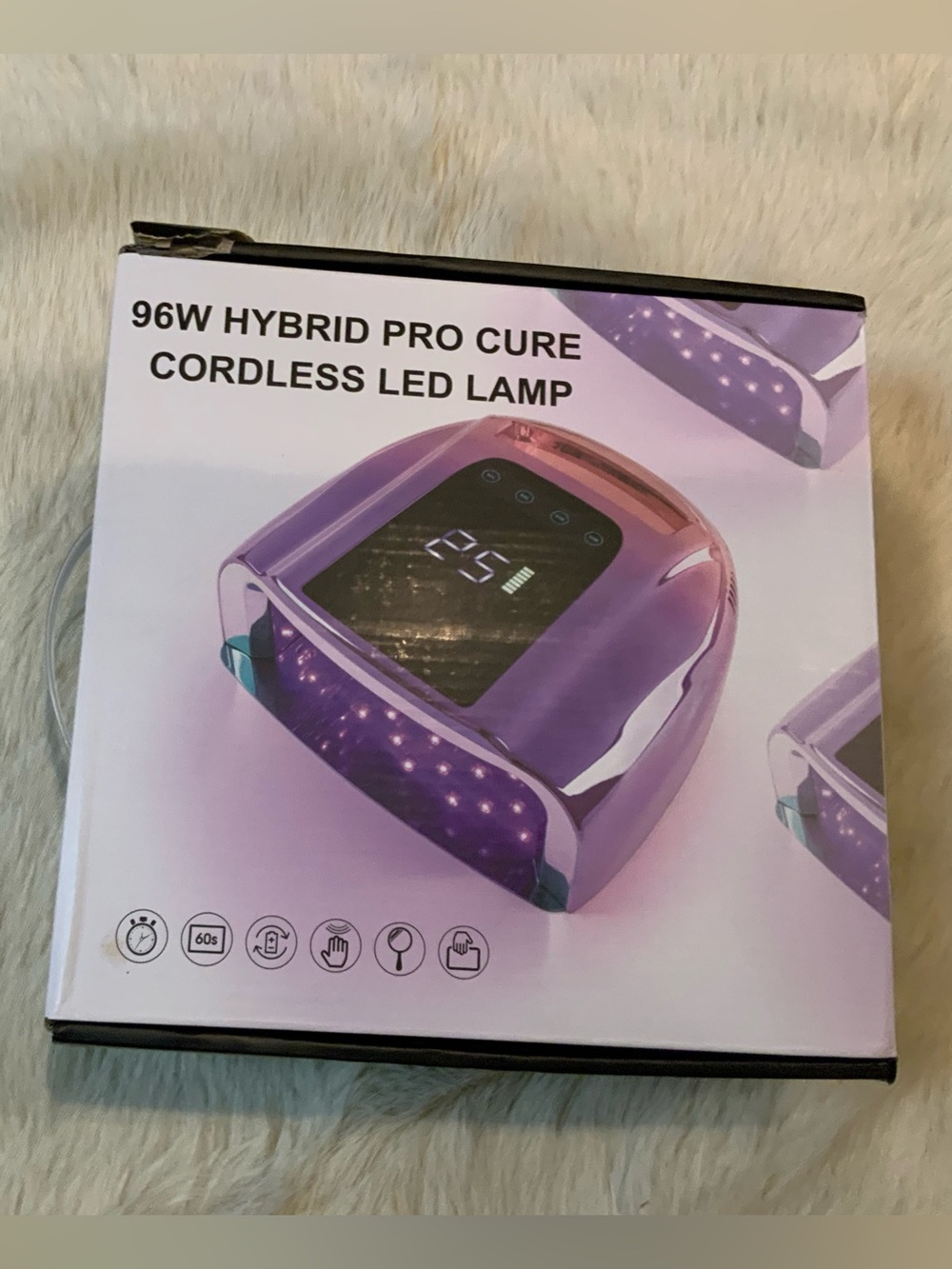 NIB 96W Hybrid Pro Cure Cordless LED Lamp- No Charger